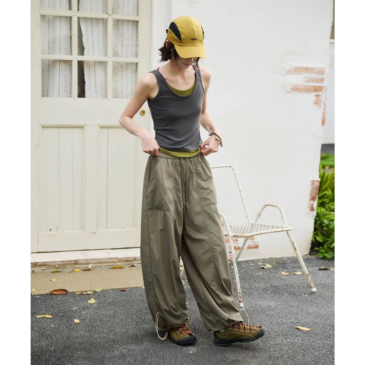 Layered Scoop Neck Fitted Tank Top