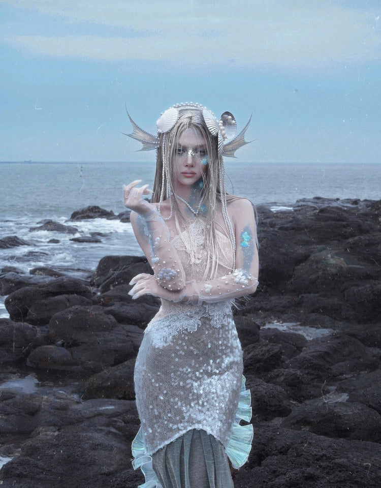 Polarized Gown Mermaid Dress