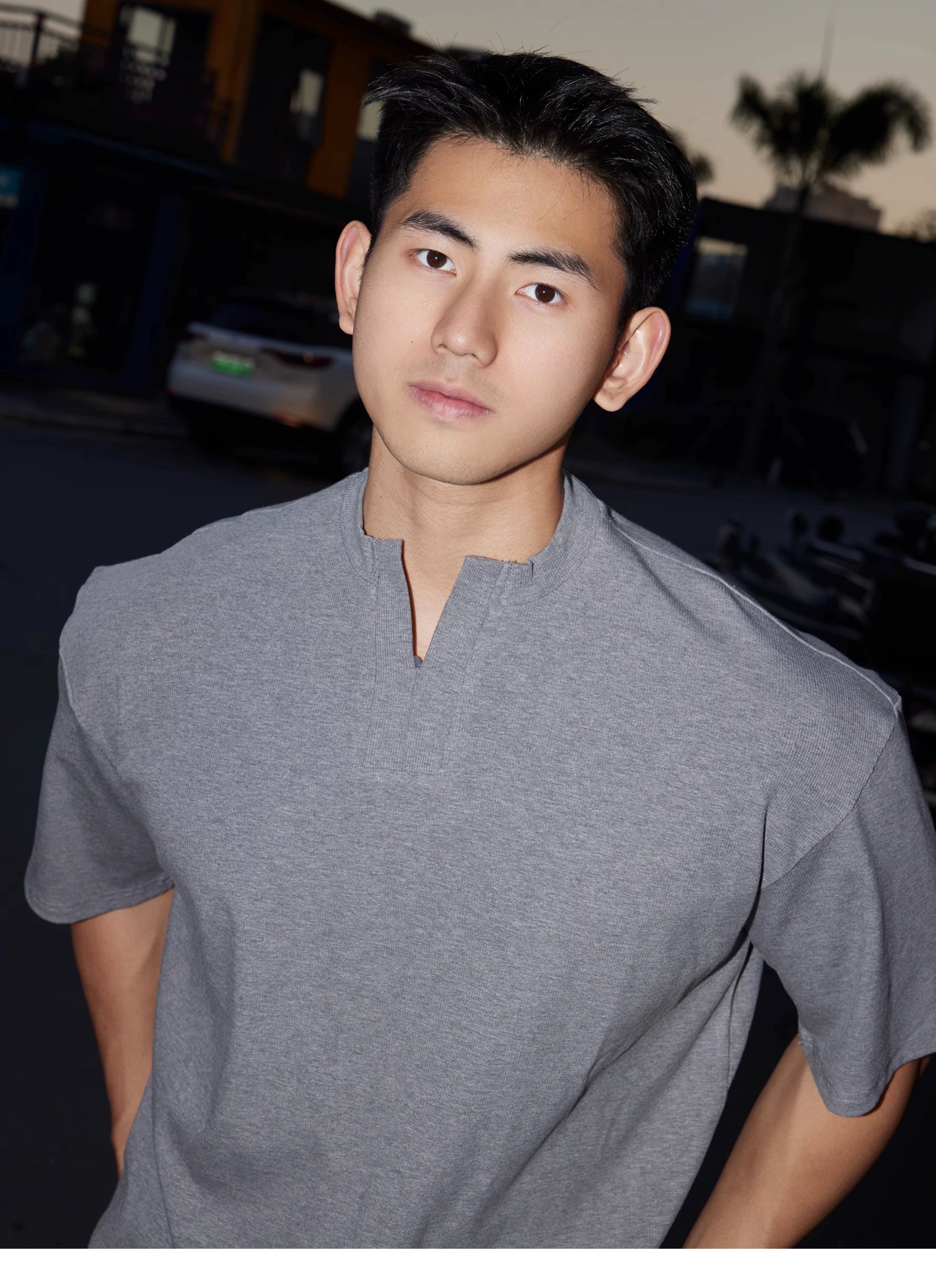 Urban Notch Neck Tee
