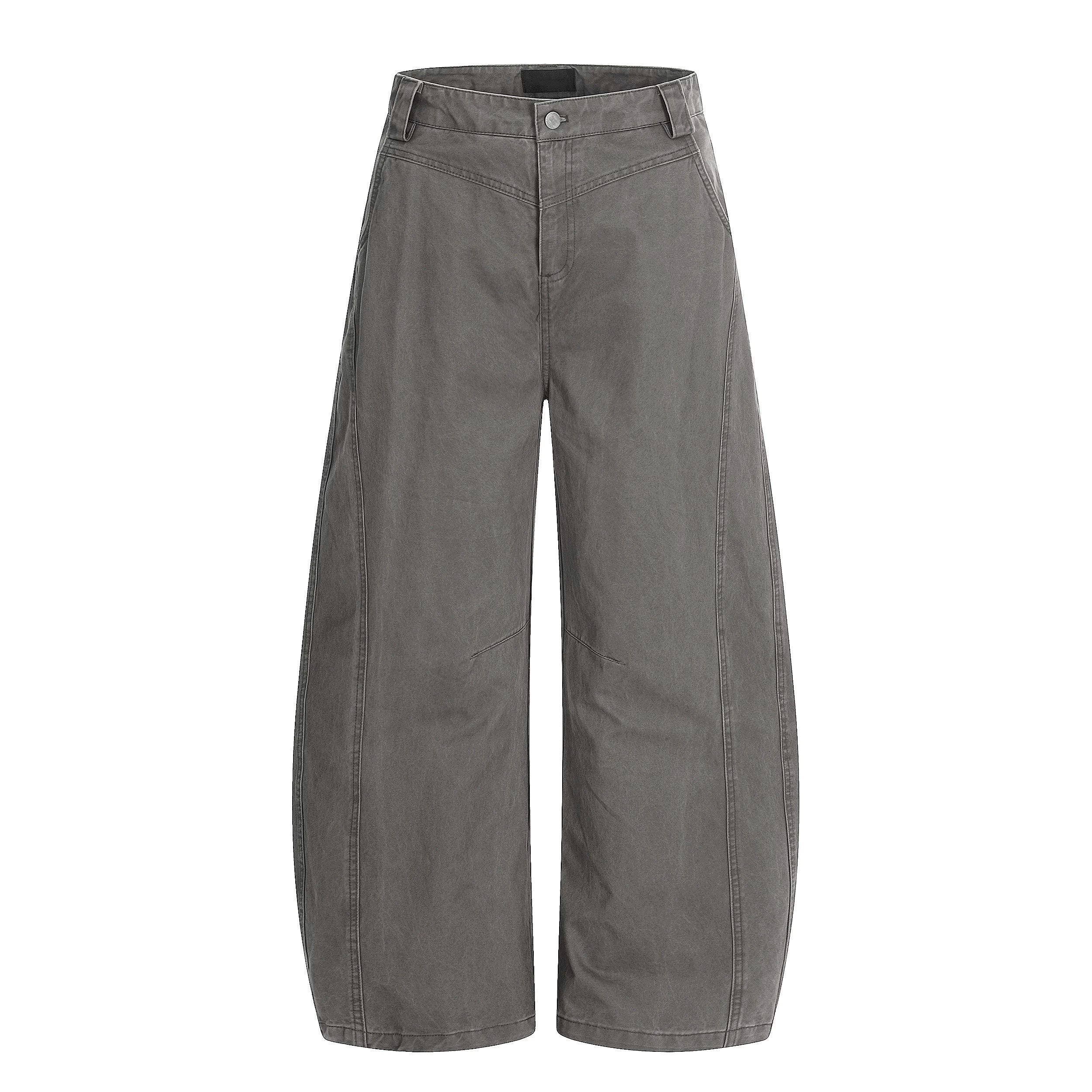 Barrel Wide-Leg Chino Pants