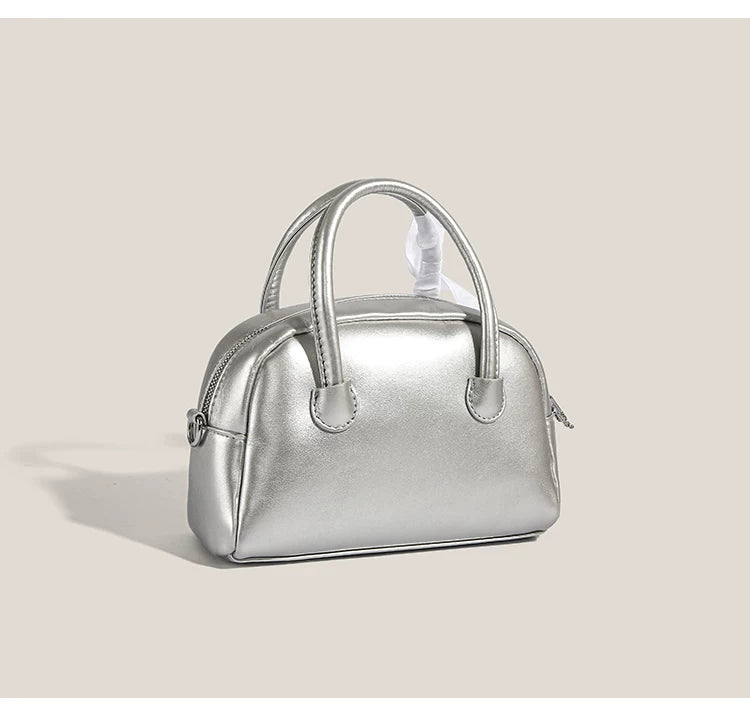 Moonlit Pearl Bow Mini Satchel