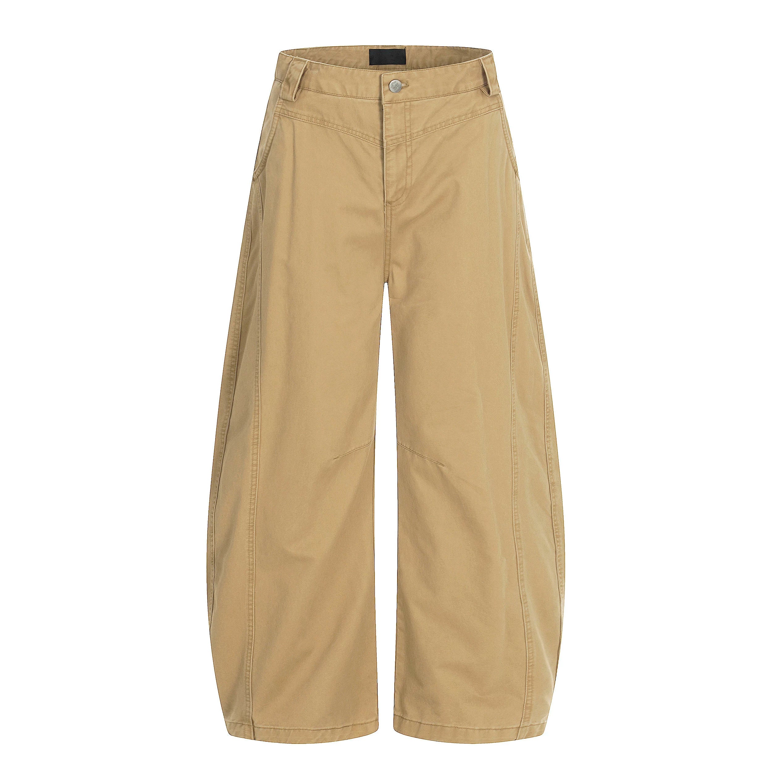 Barrel Wide-Leg Chino Pants