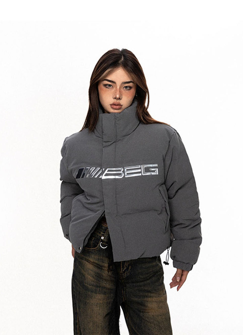 Logo Puffer Winter Jacket