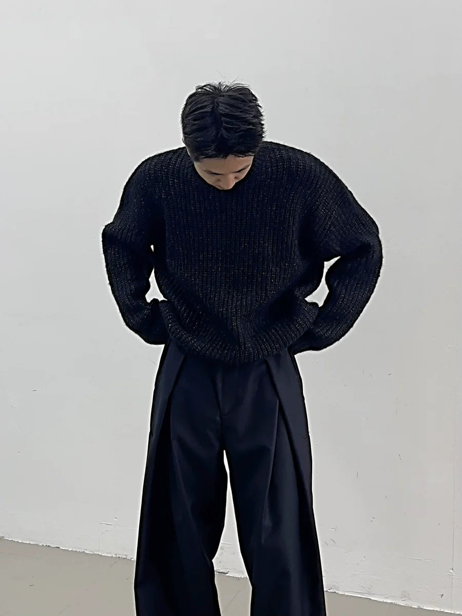 Noir Ridge Chunky Knit Sweater