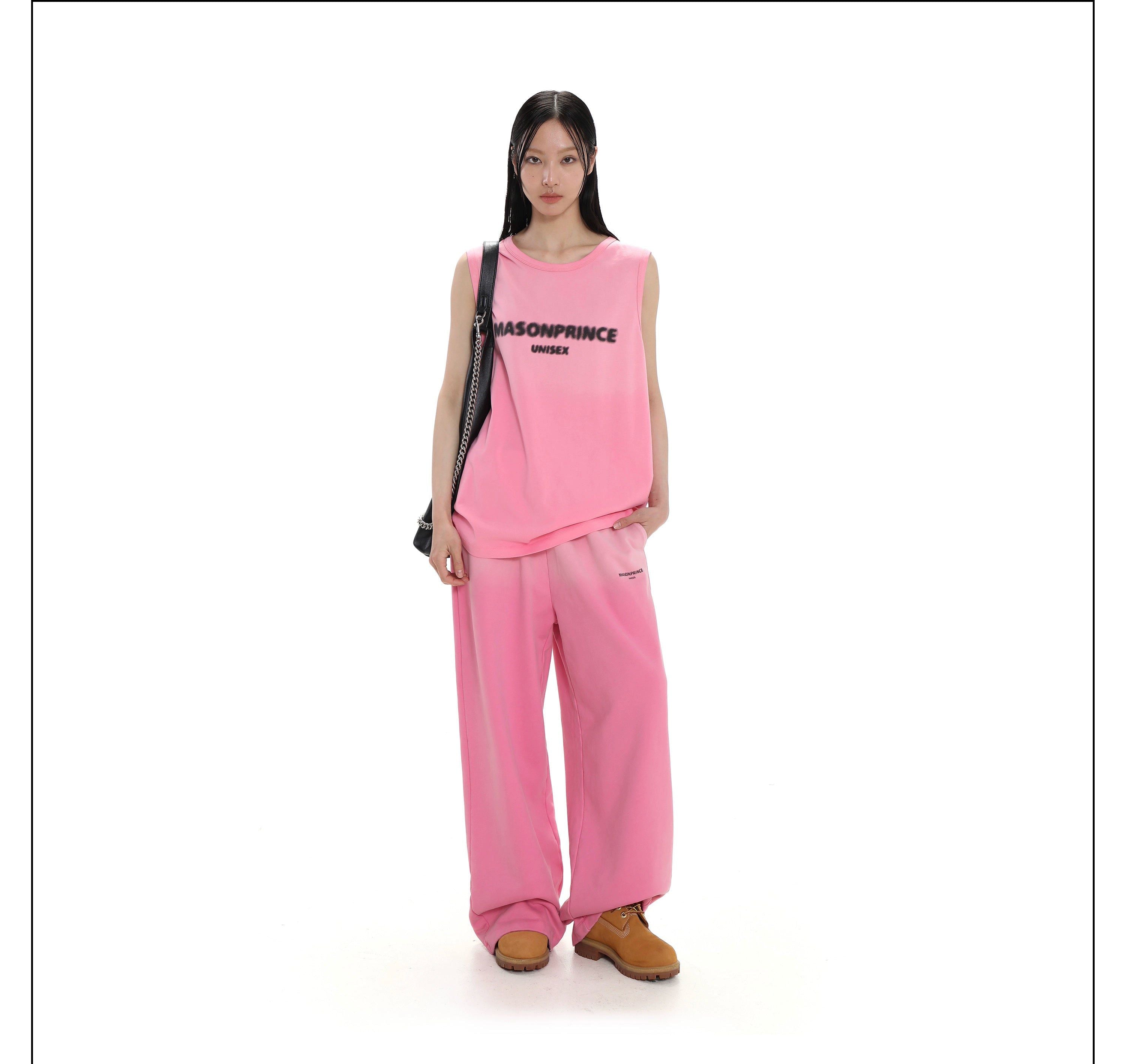 Sweatpants with Washed & Gartered Effect - chiclara