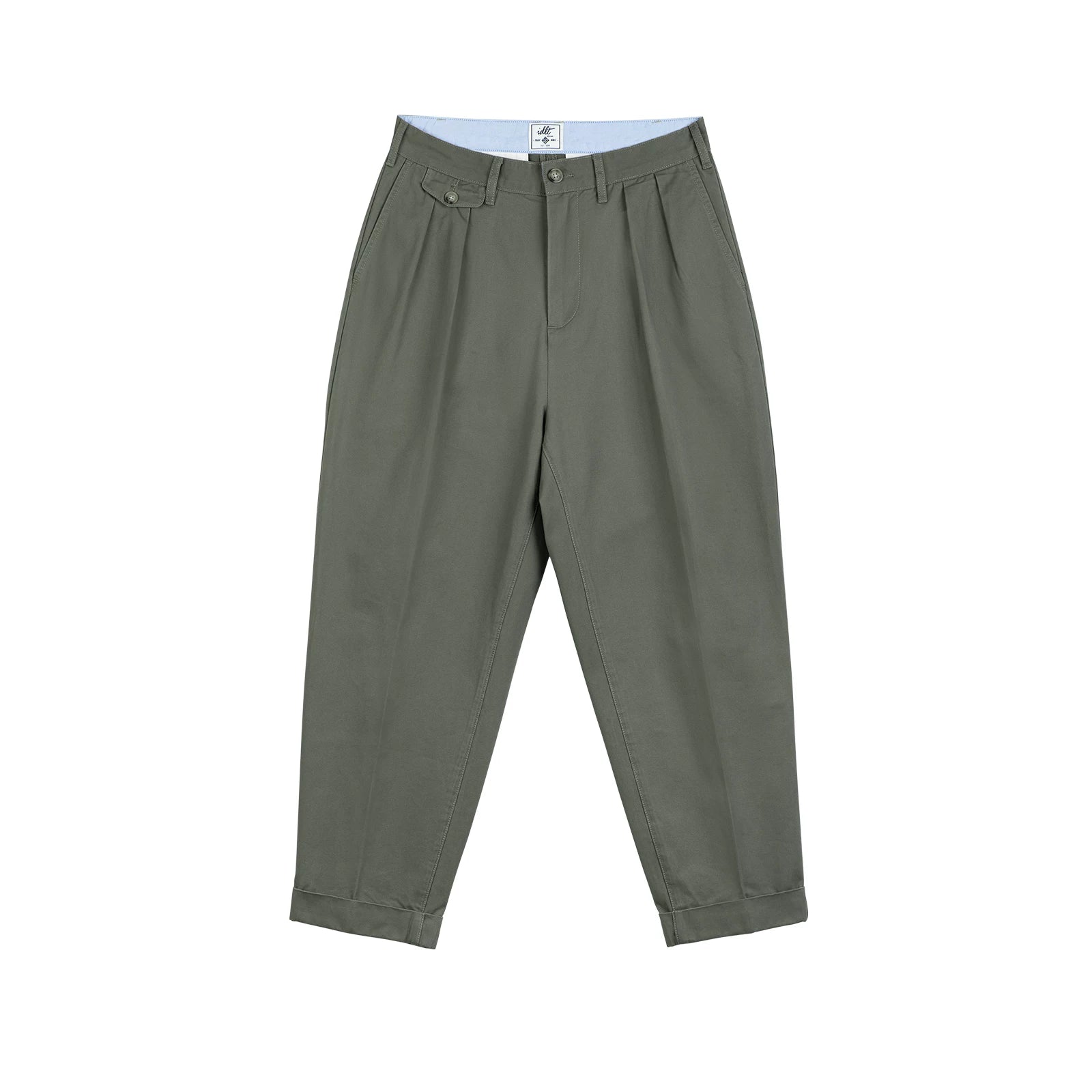 Heritage Taper Pleated Chino Trousers