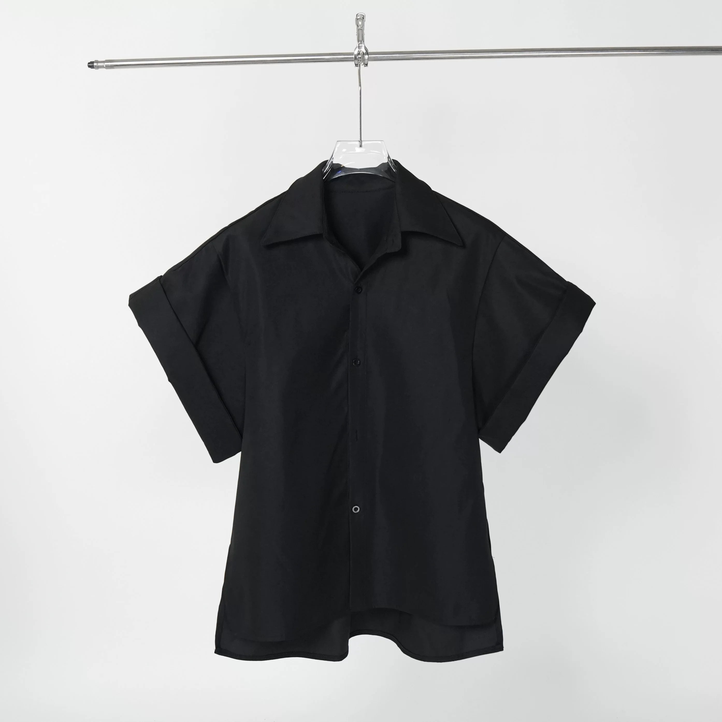 Monolith Drape Oversized Layered Shirt