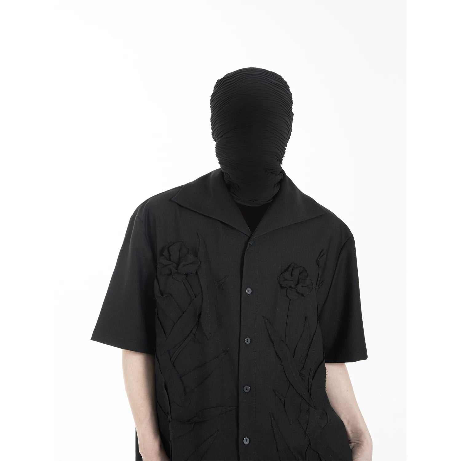 Obsidian Bloom Relief Camp Shirt