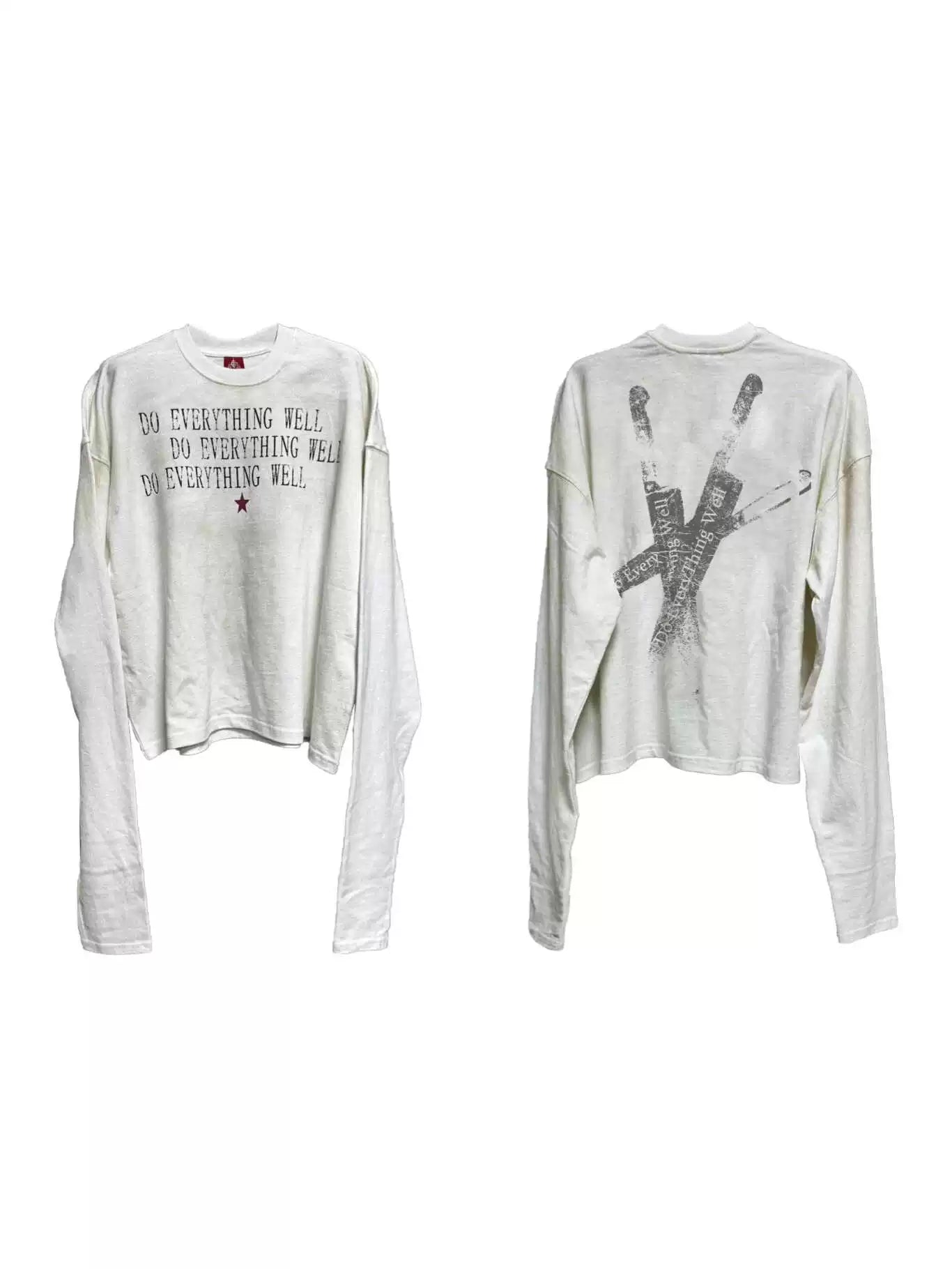 Ivory Anthem Slogan Longsleeve