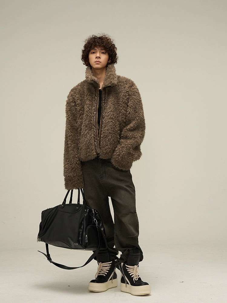 Mocha Cloud Shearling Jacket