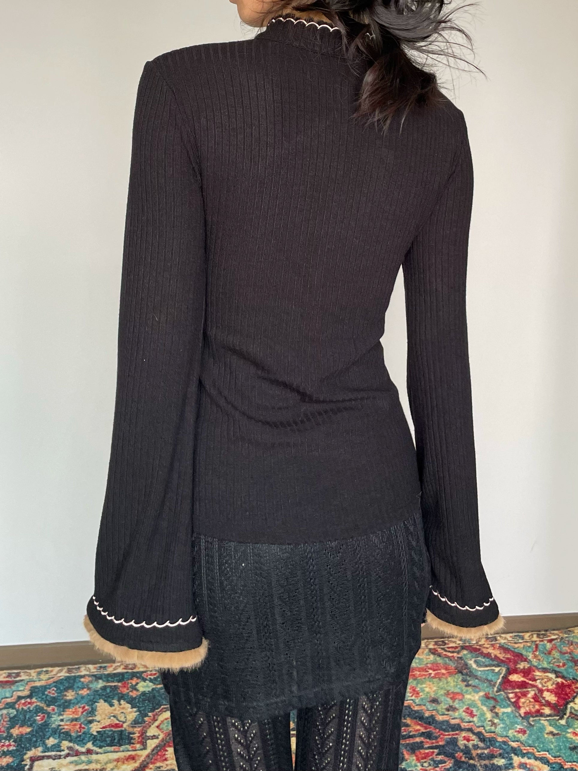 Pine Embroidered Sweater