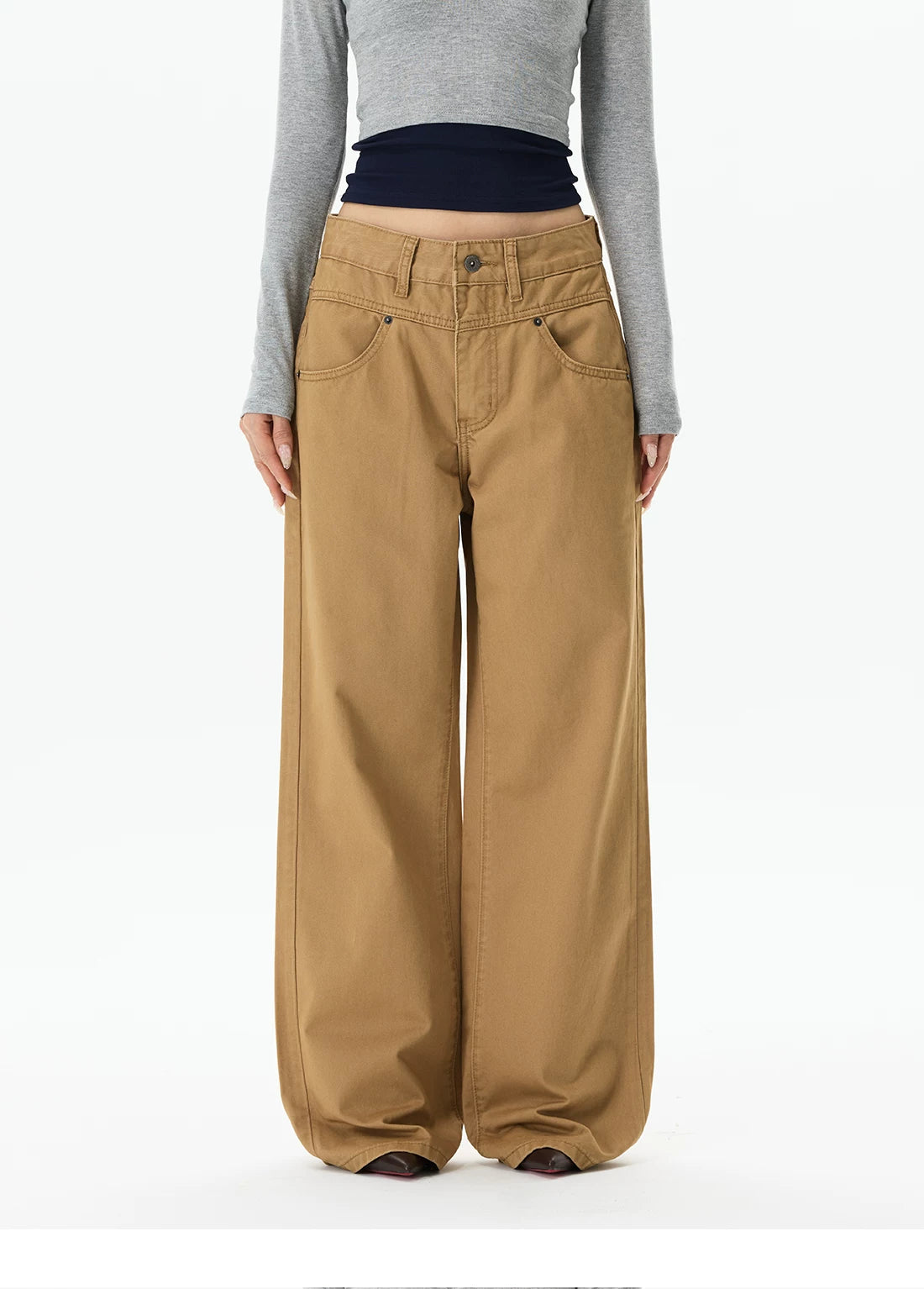 Drape Wide Chino Pants