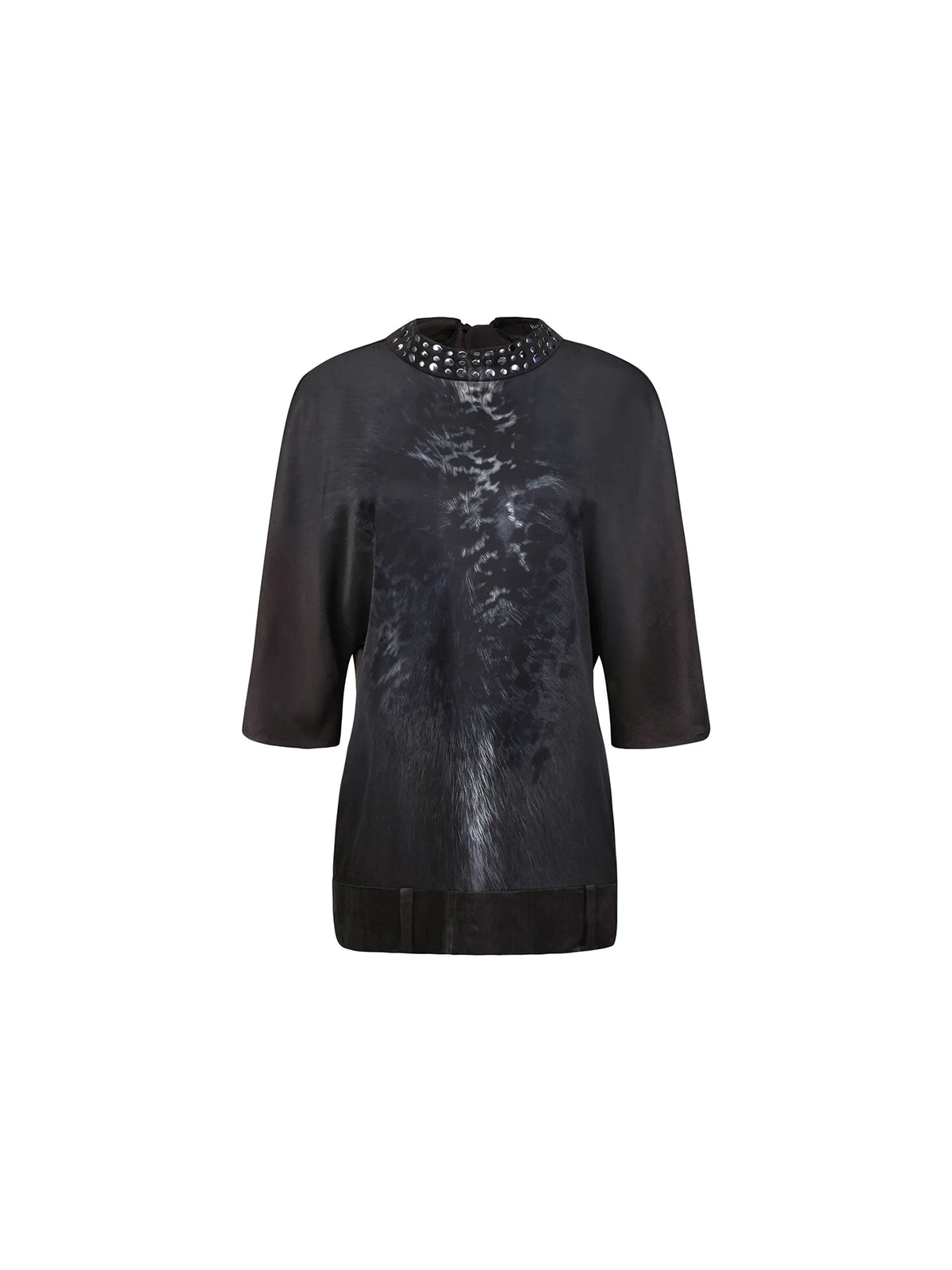 Nocturne Studded Mock Neck Top