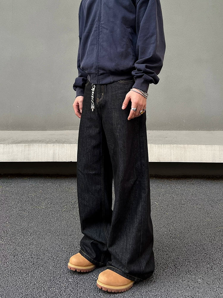 Raw Night Wide Jeans