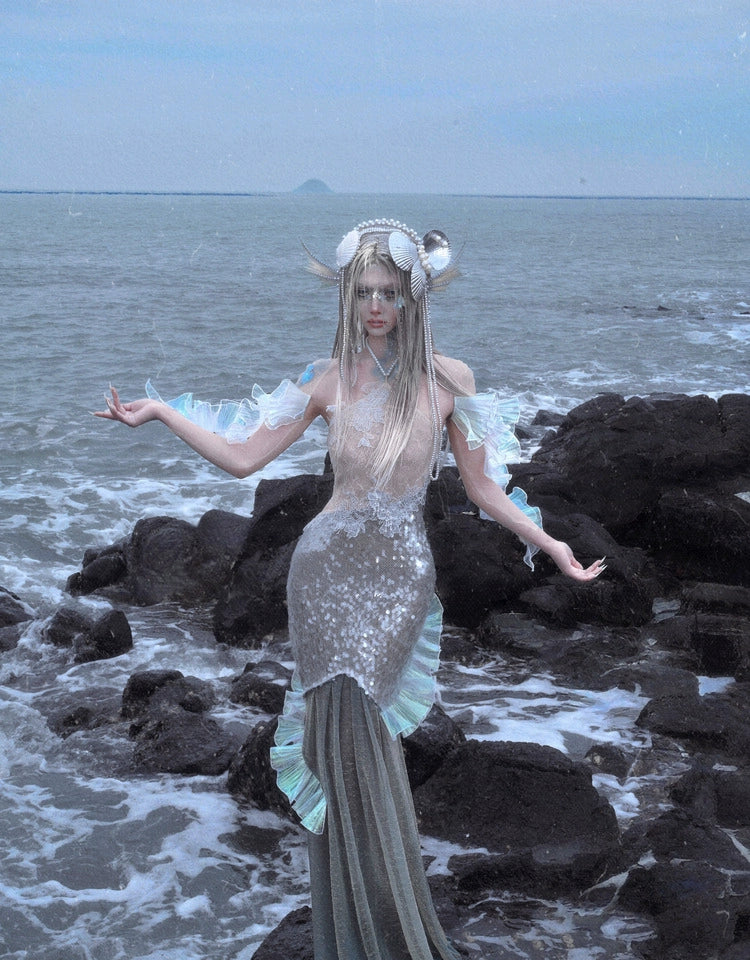 Polarized Gown Mermaid Dress