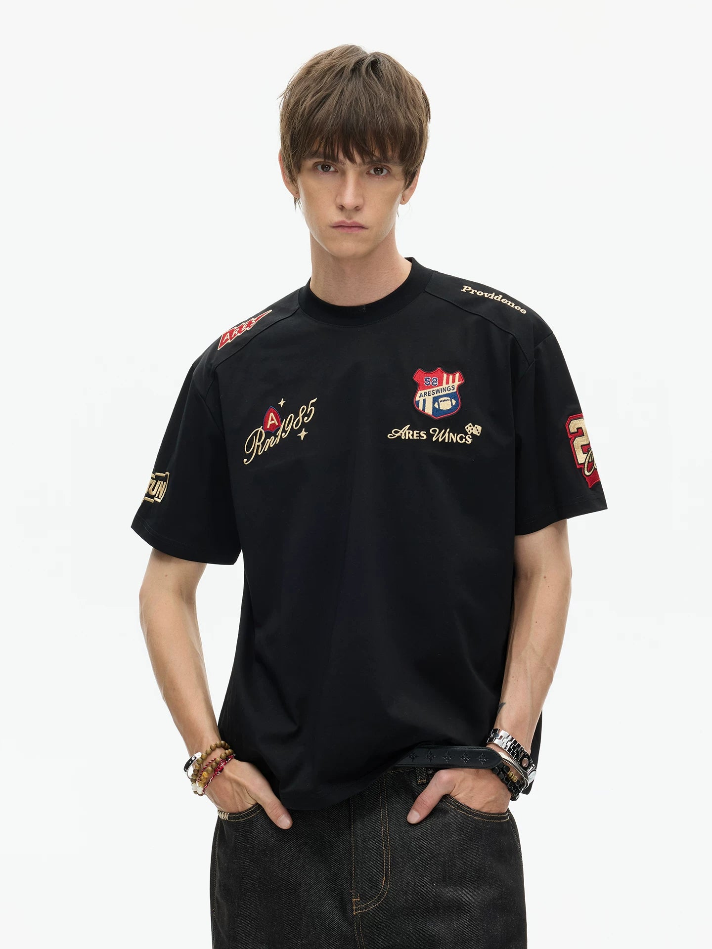 Ares Wings Racing Crest Tee