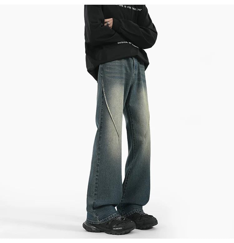 Sunfade Arc Flare Denim Pants
