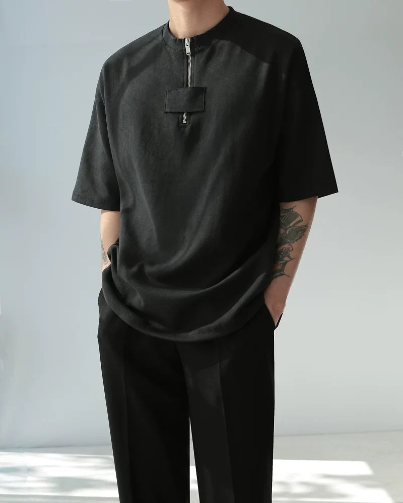 Polar Zipfront Minimal Tee