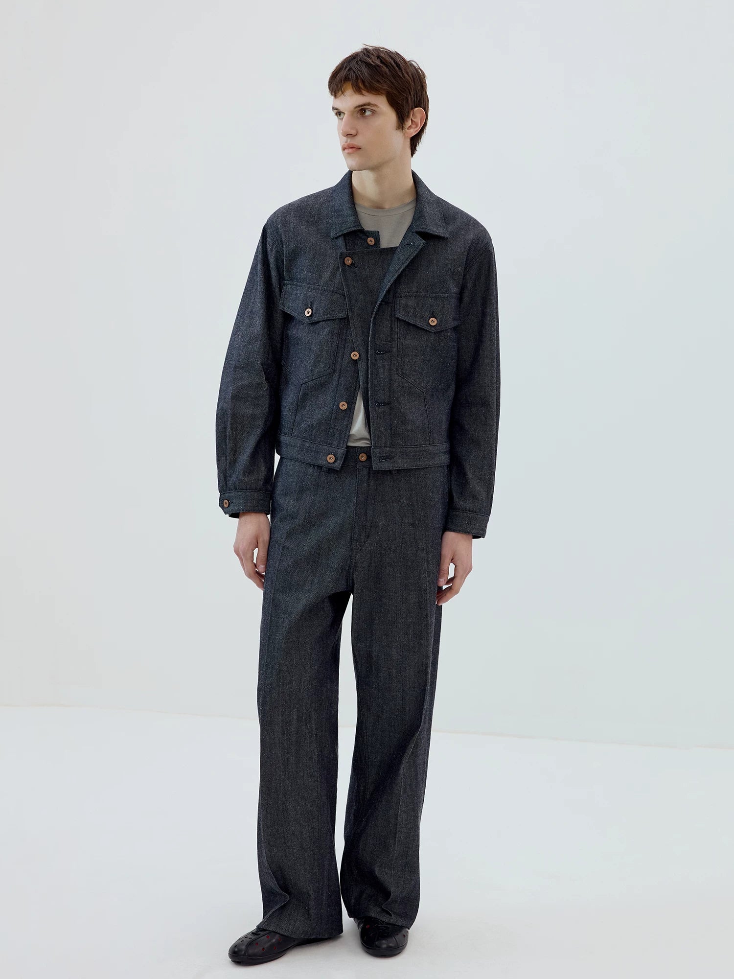 Rawloom Cropped Denim Jacket
