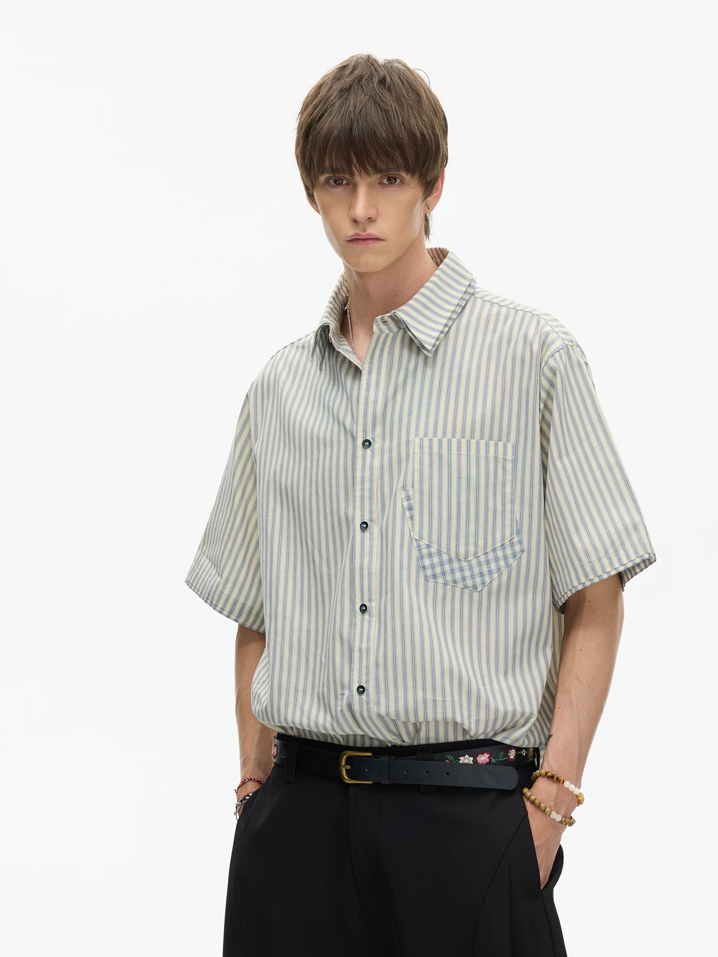 Dune Stripe Short Sleeve Shirt