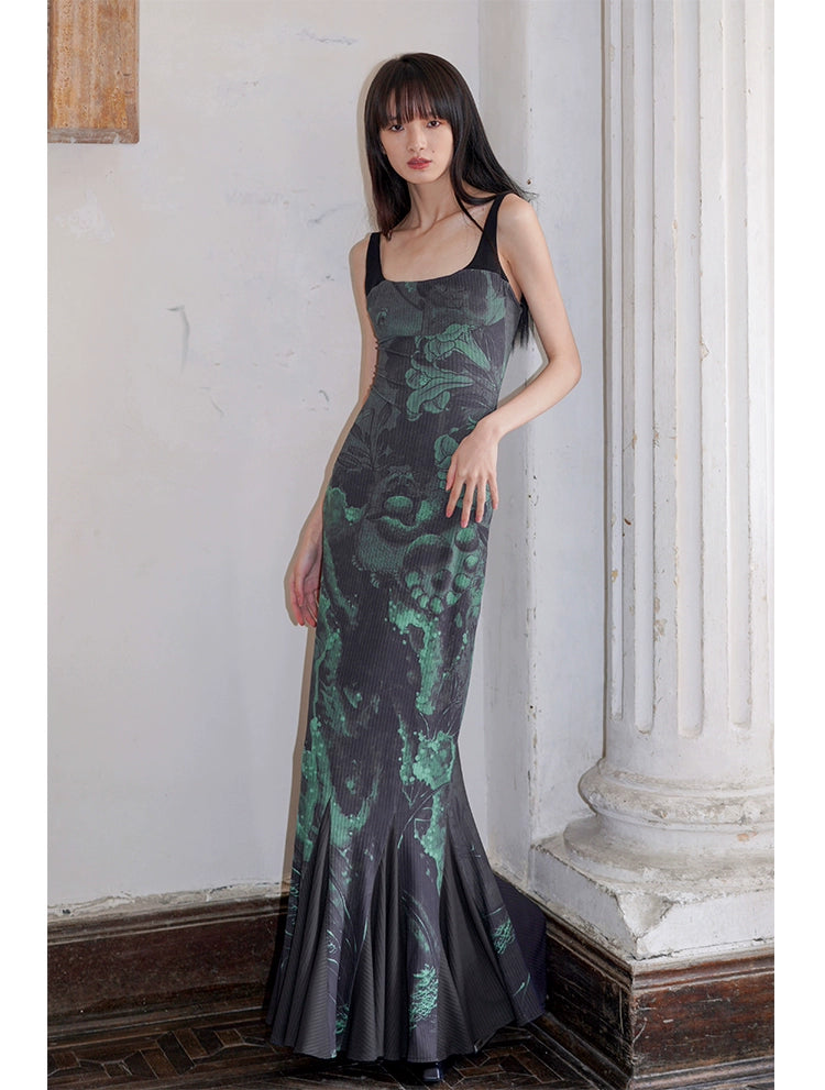 Midnight Bloom Maxi Dress - chiclara