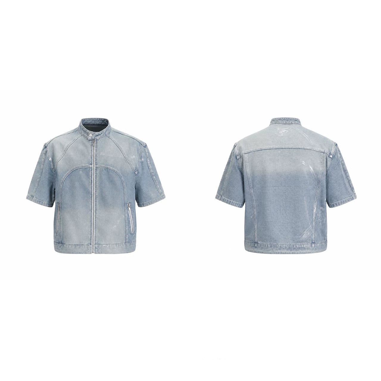 Glacier Moto Zip Denim Jacket