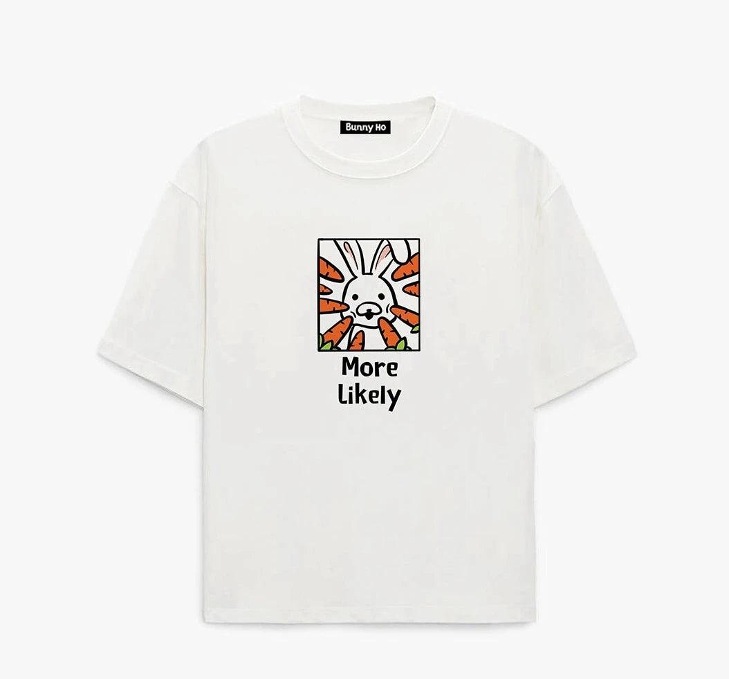 White Bunny Graphic T-Shirt