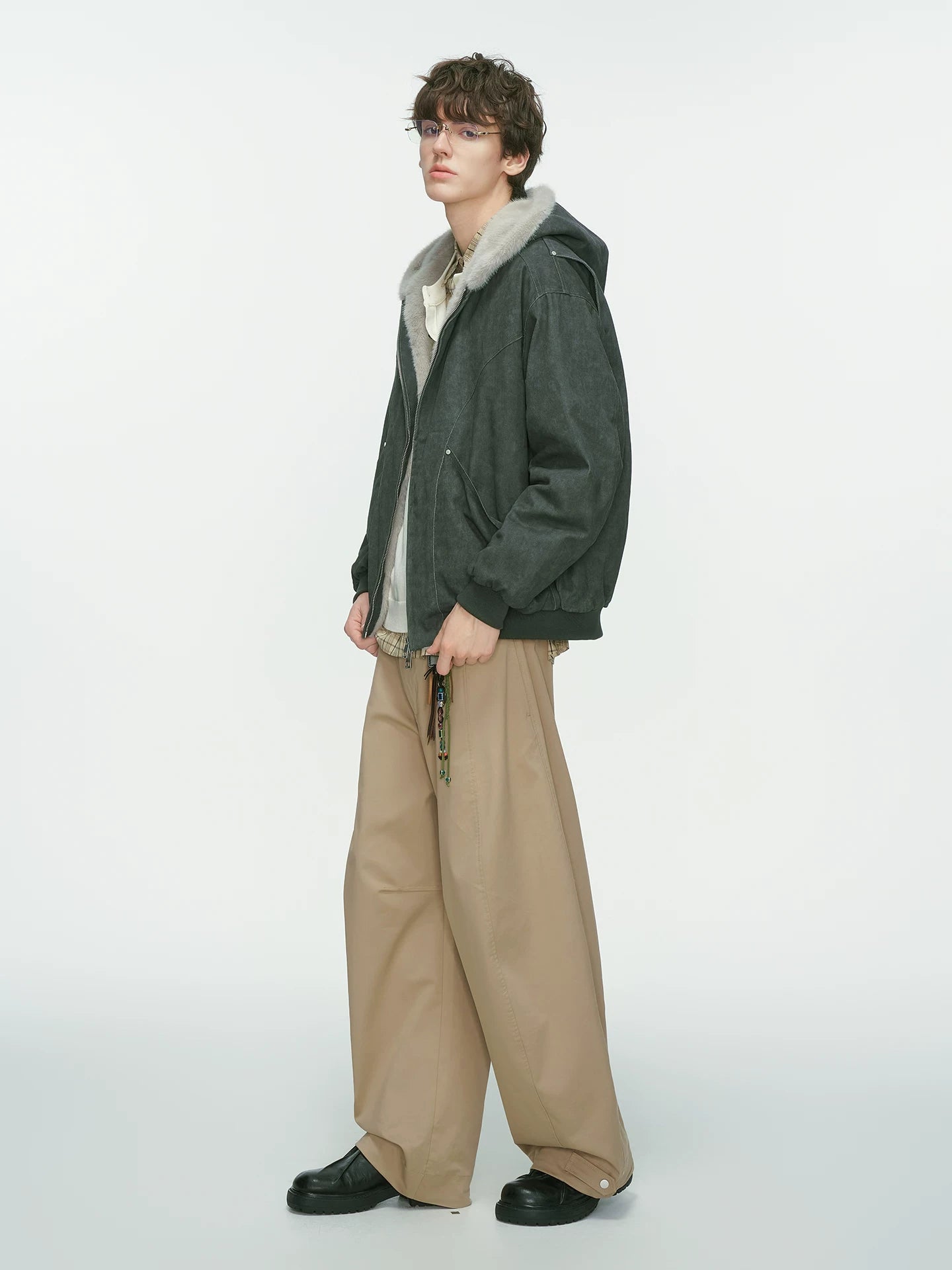 Frostcore Sherpa Hooded Bomber Jacket