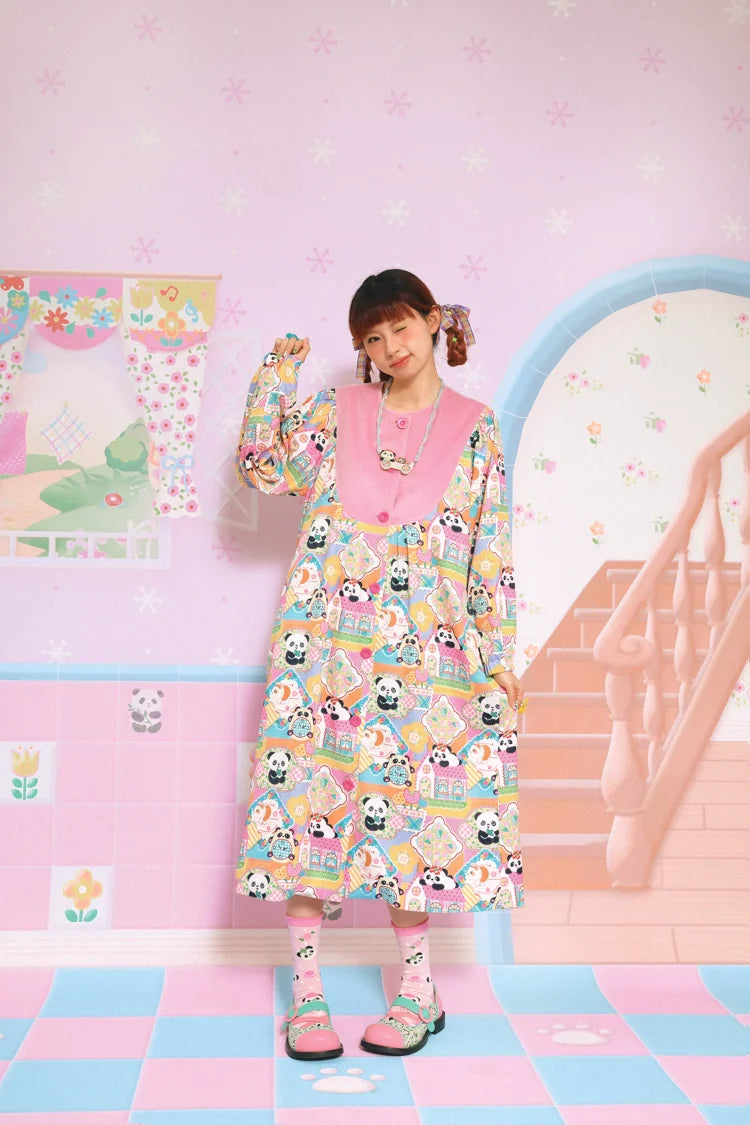 Panda Castle Peter Pan Collar Dress