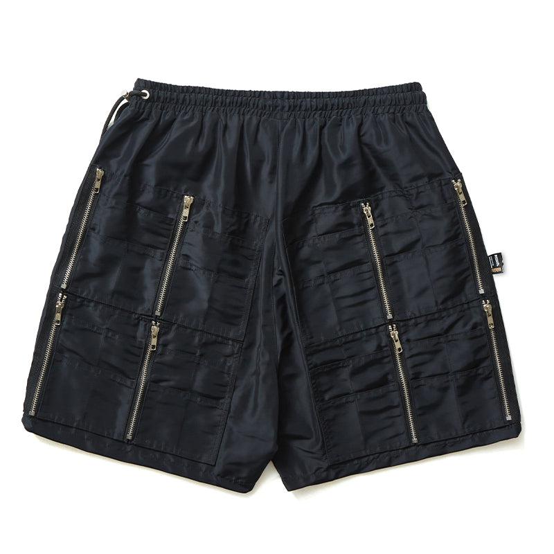 Cargo Shorts with Double Sided Zippers - chiclara