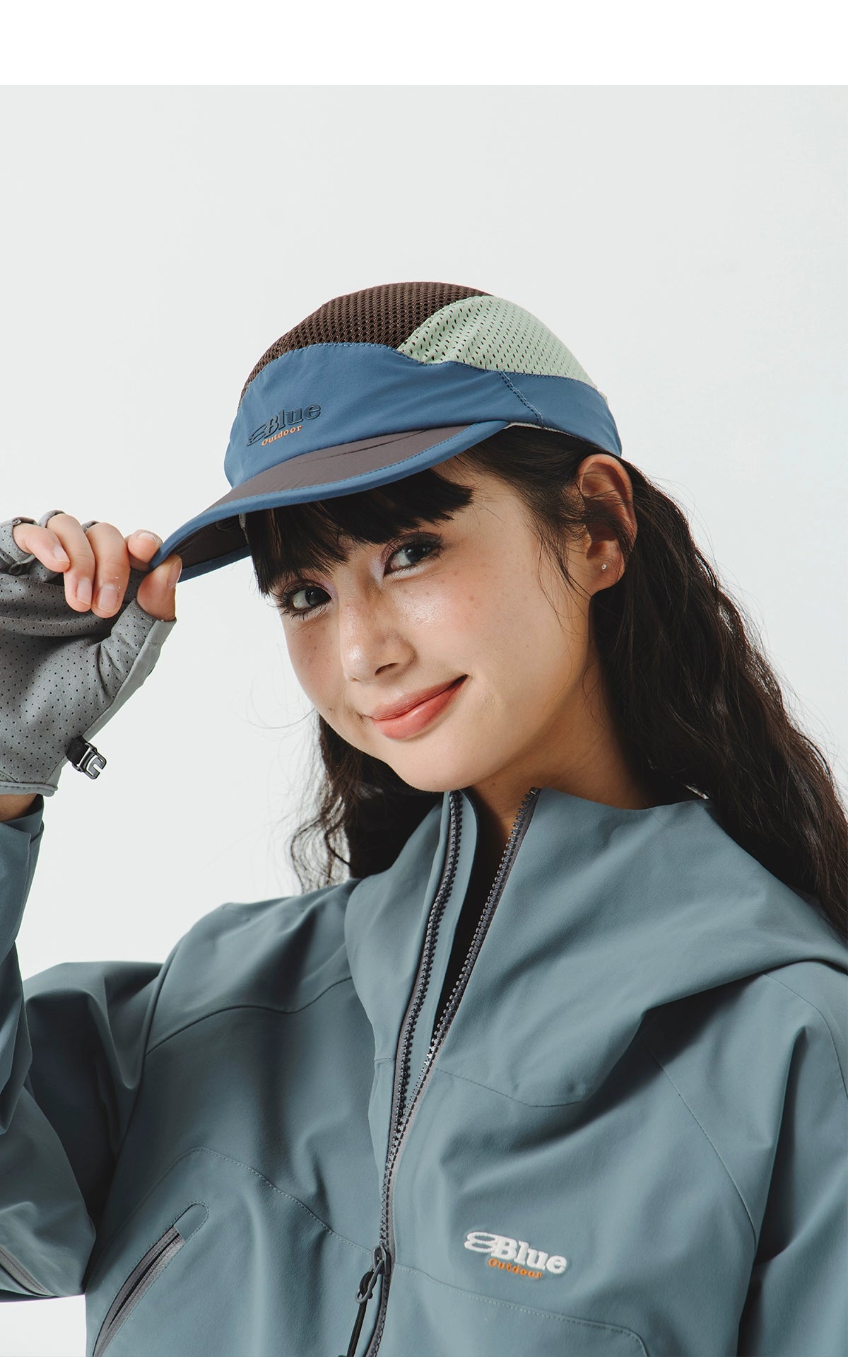 Colorblock Mesh Outdoor Sports Cap