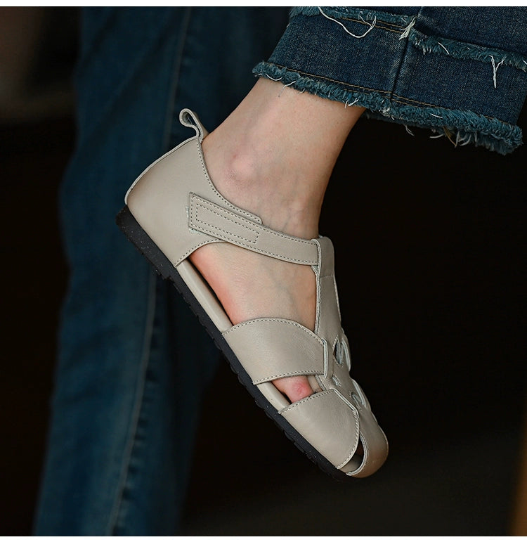Ivory Petal Cutout Sandals
