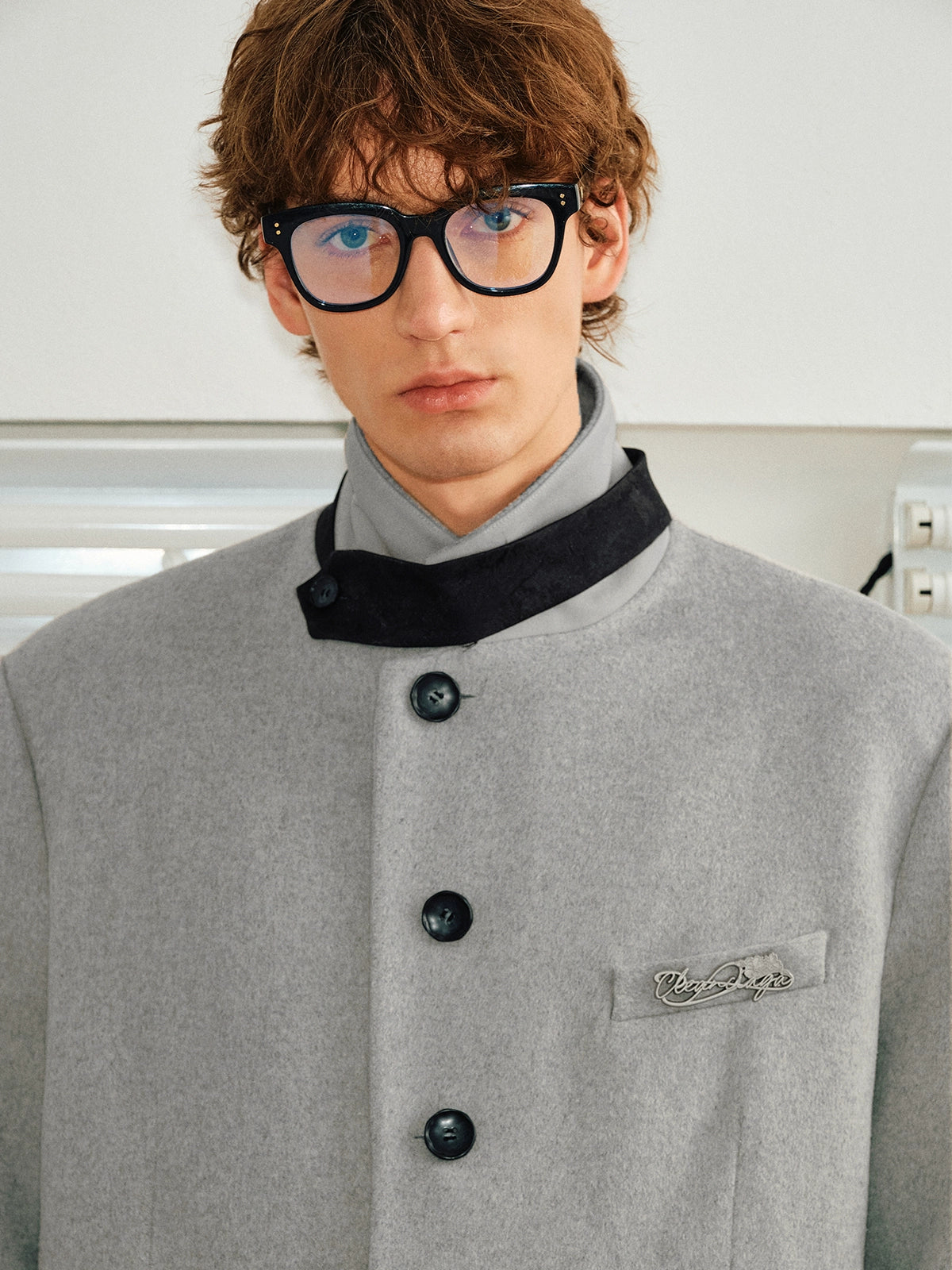 Modern Stand Collar Overcoat