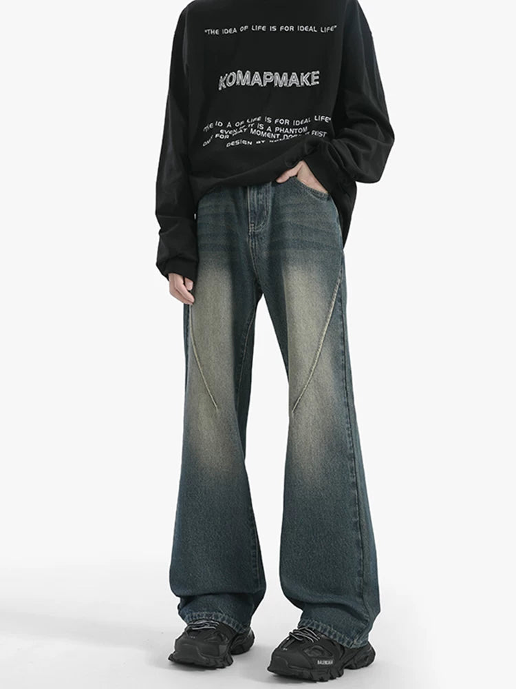 Sunfade Arc Flare Denim Pants