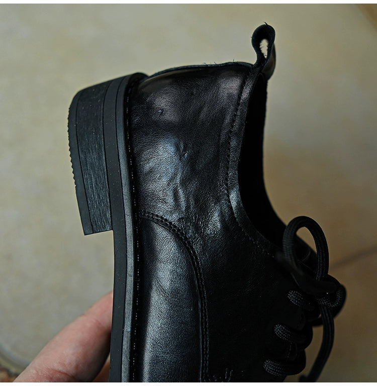 Obsidian Square Oxford Shoes