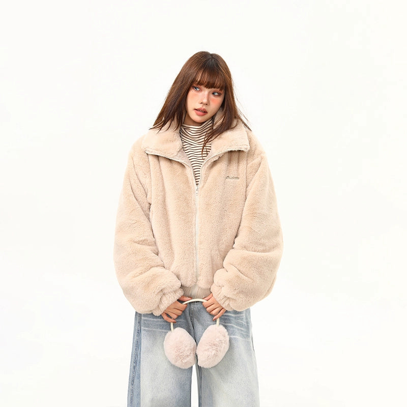Marshmallow Cloud Fleece Zip Jacket