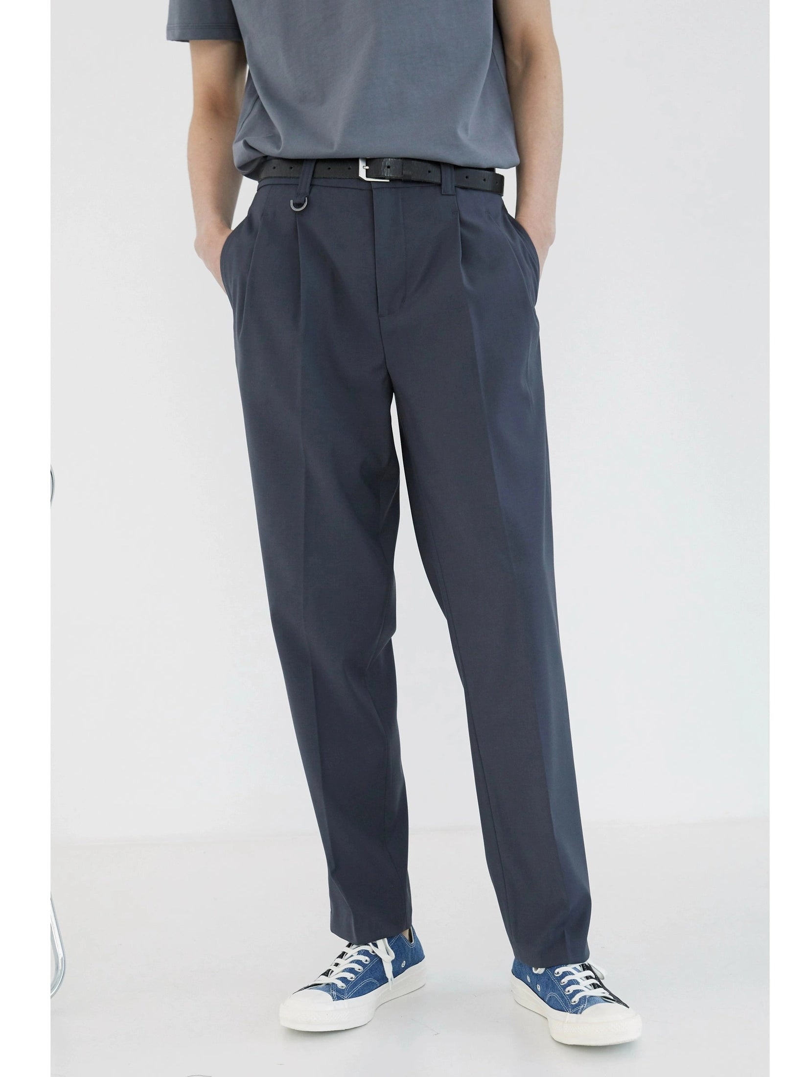 Pantalon de robe confort à double plis