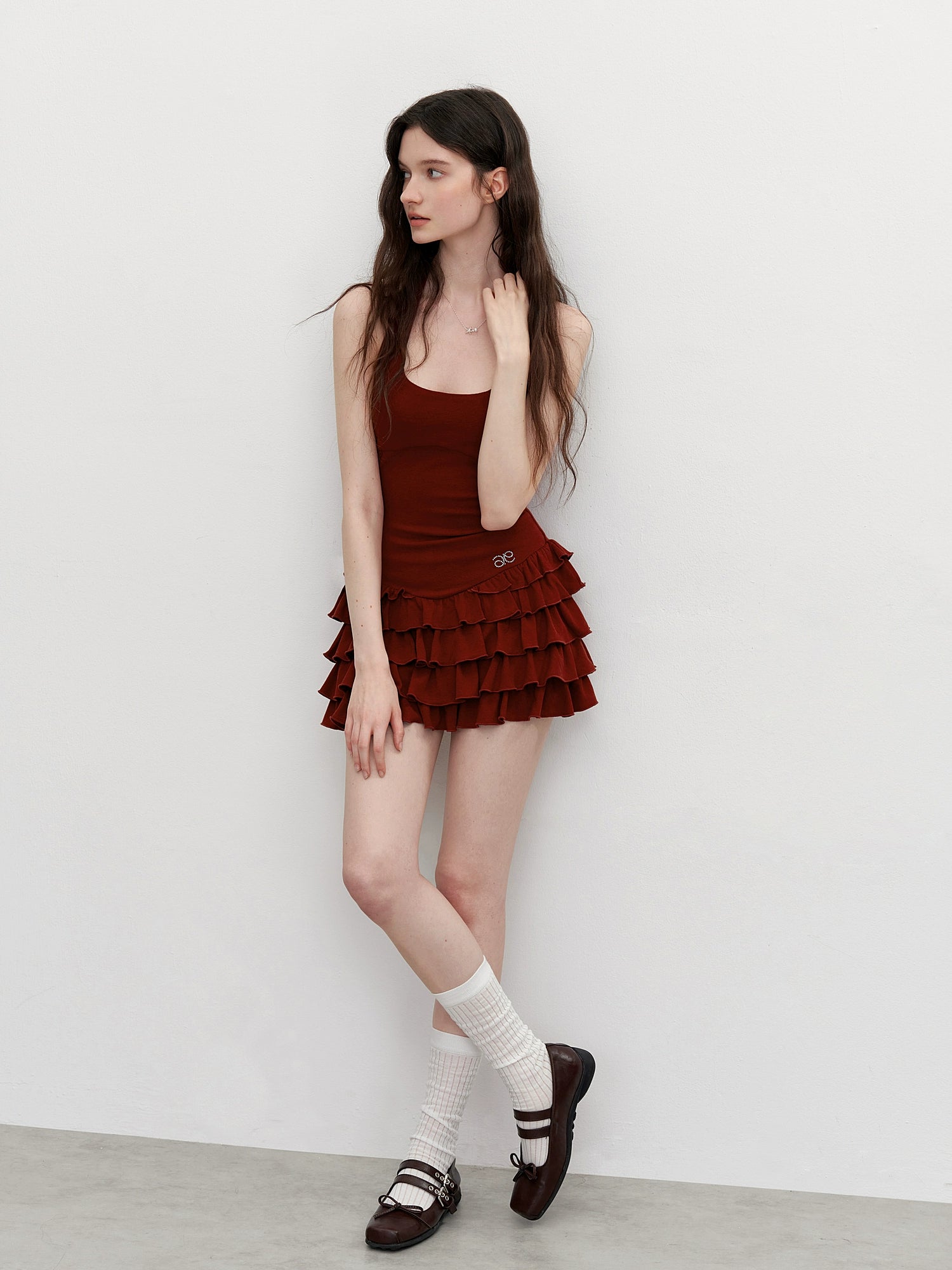 Tiered Ruffle Tank Dress