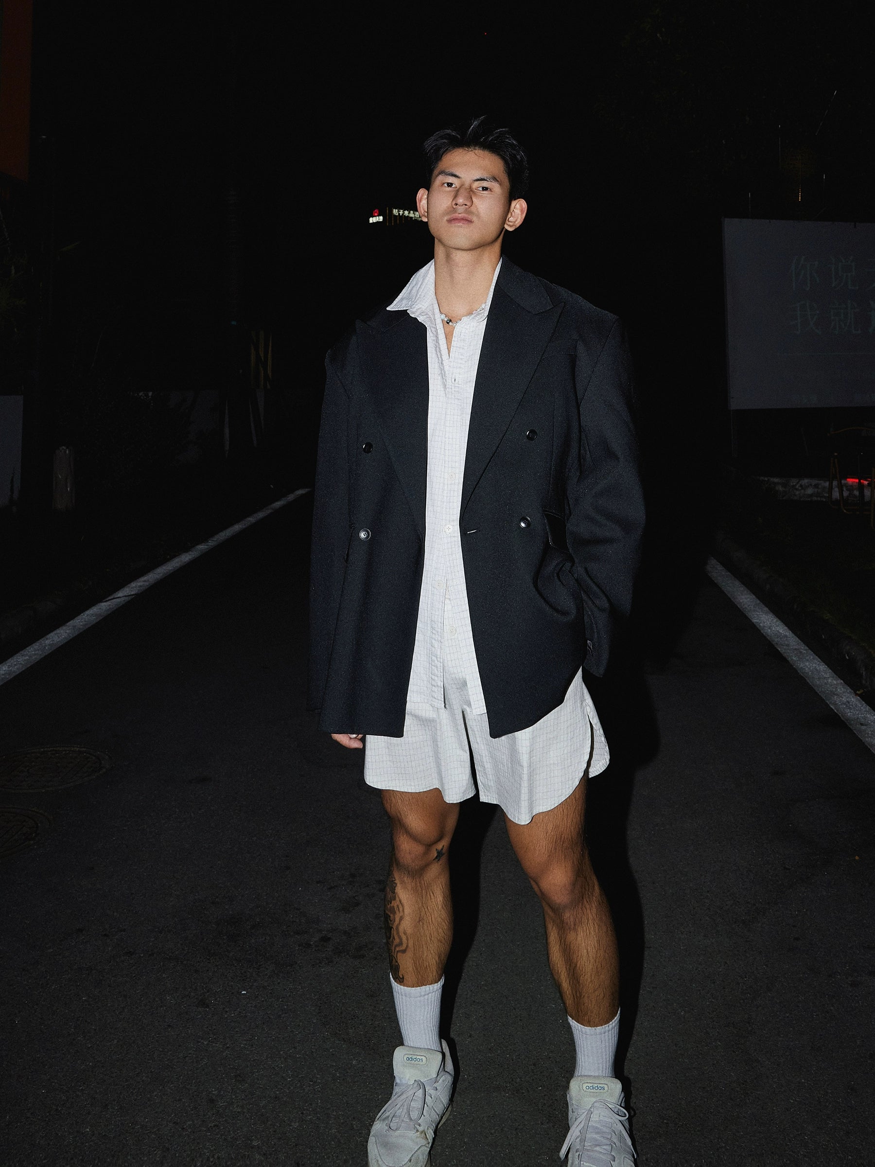 Oversized Double-Breasted Blazer