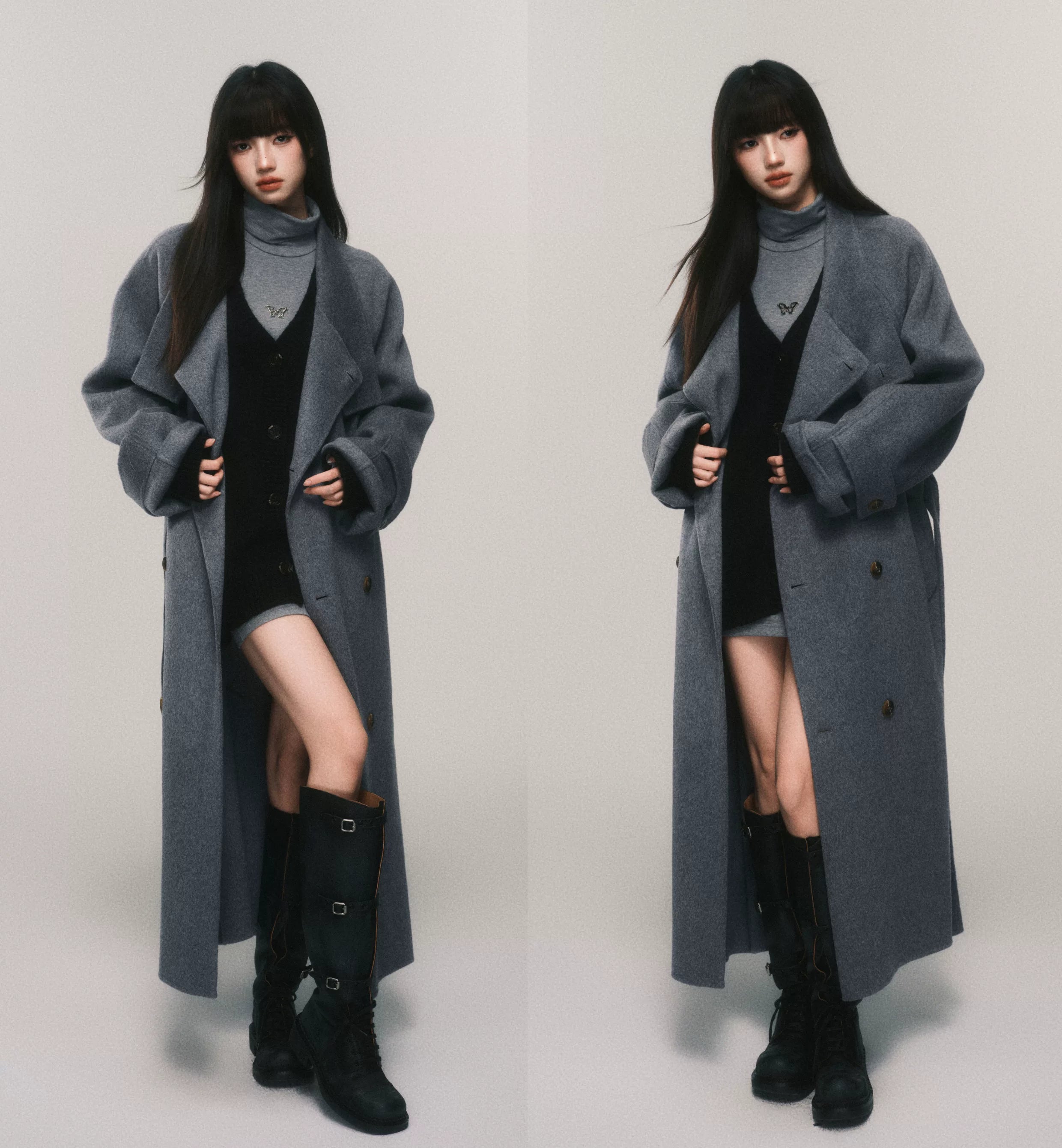 Fogbound Regent Belted Trench Coat
