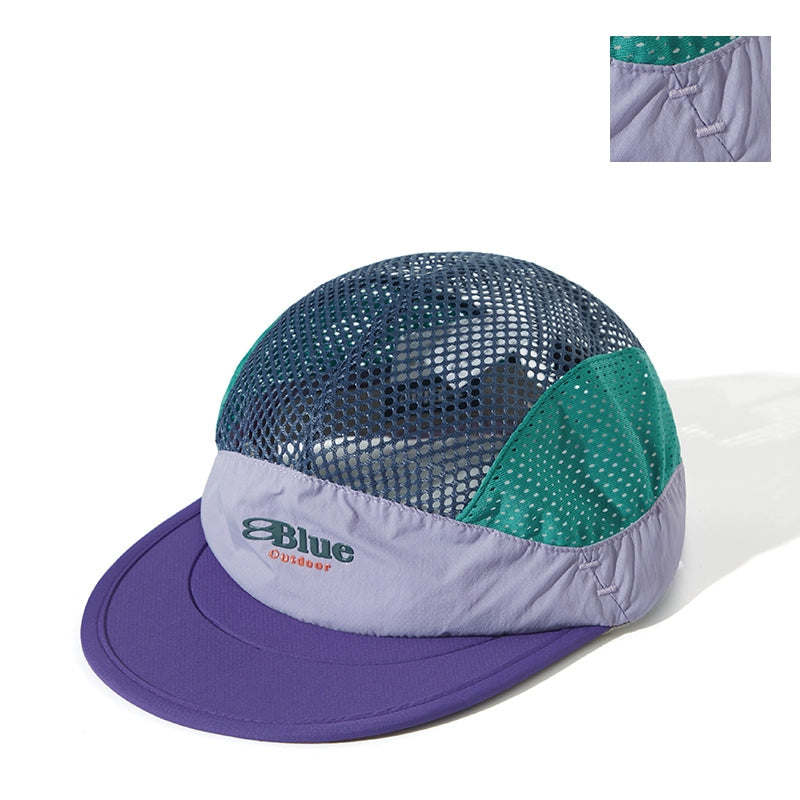 Colorblock Mesh Outdoor Sports Cap
