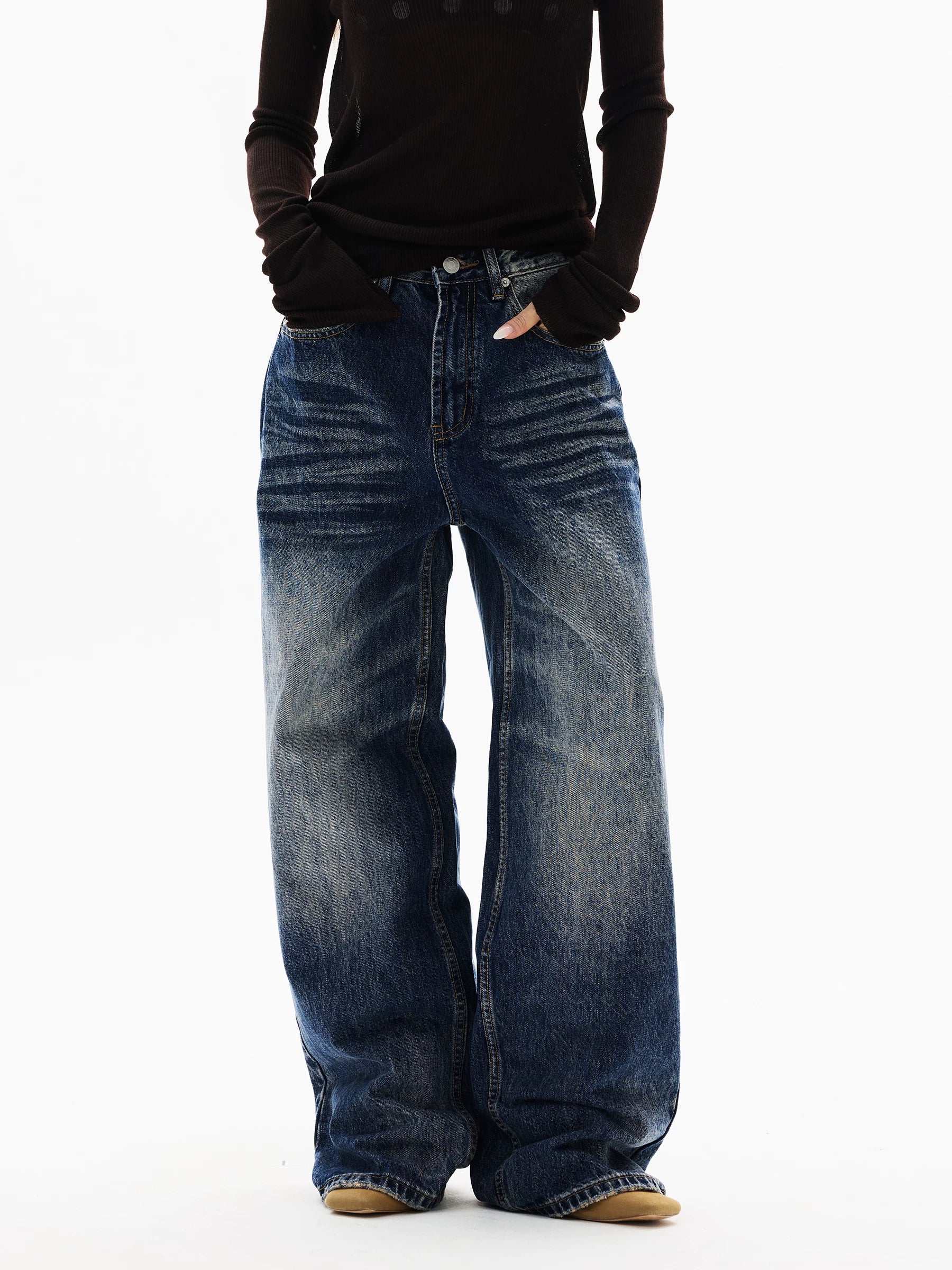 Drift Wash Wide Jeans