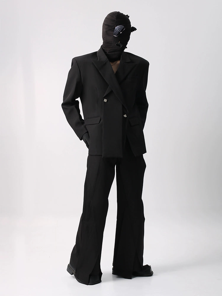 Oversized Double-Breasted Suit and Pants