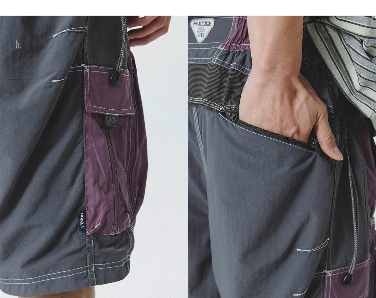 Techwear Cargo Shorts