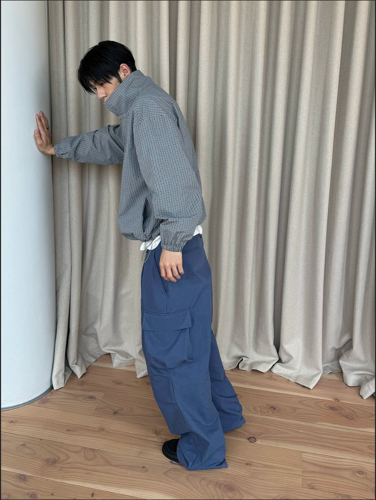 Haven Pleated Wide-Leg Cargo Pants