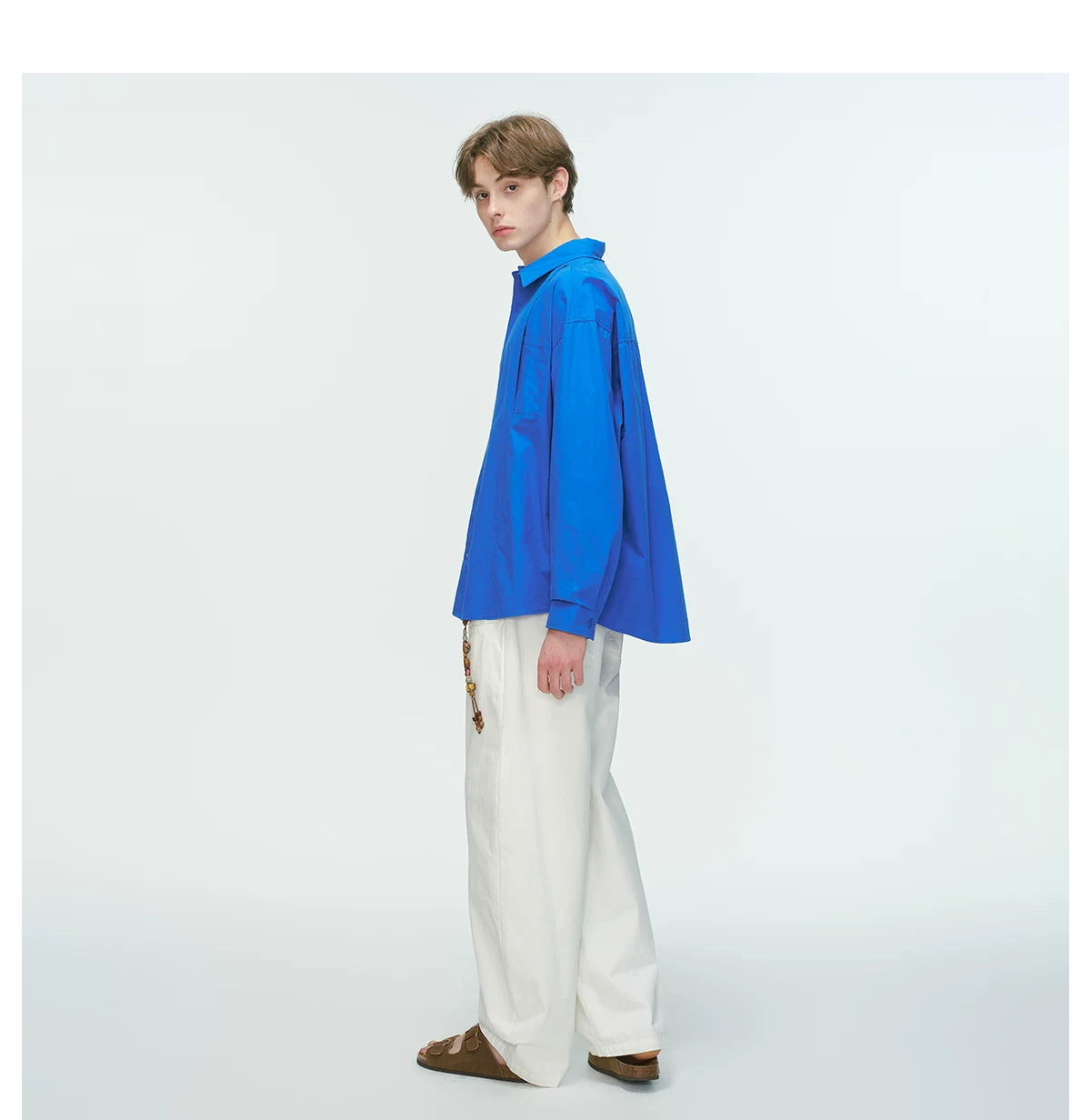 MonoFrame Relaxed Poplin Shirt