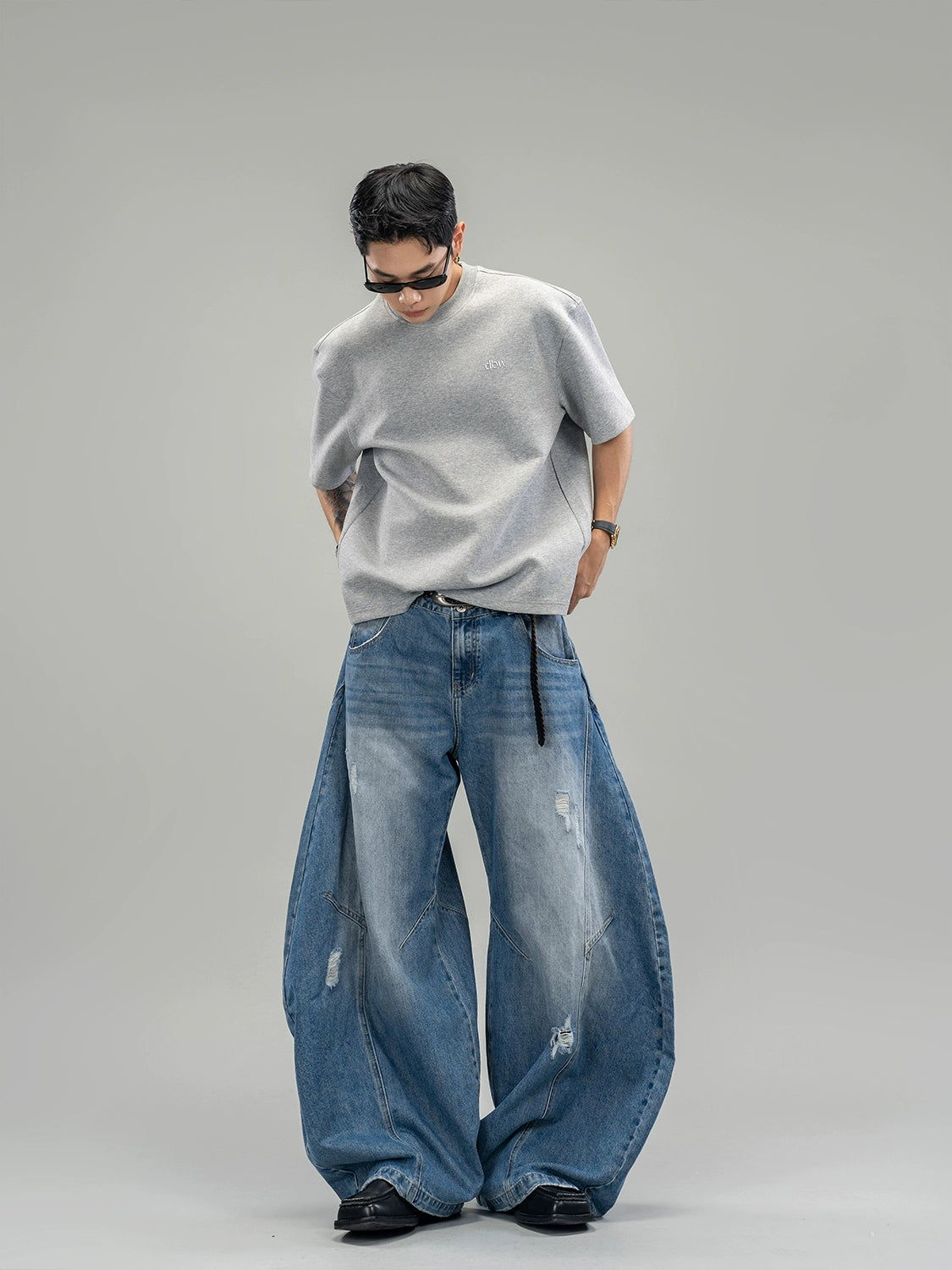 Denim Horizon Ultra-Wide Jeans