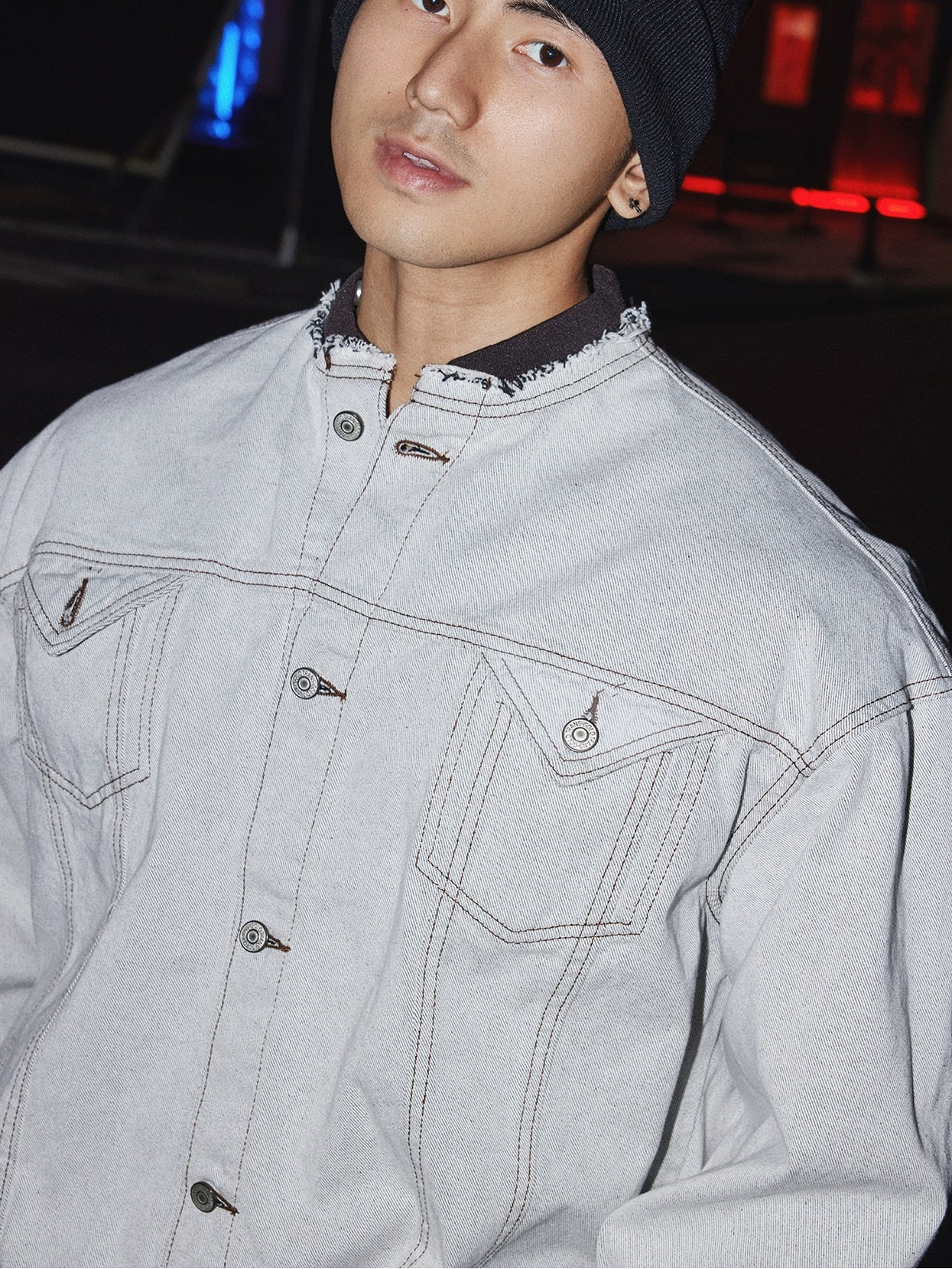 Neon Nightlight Denim Jacket