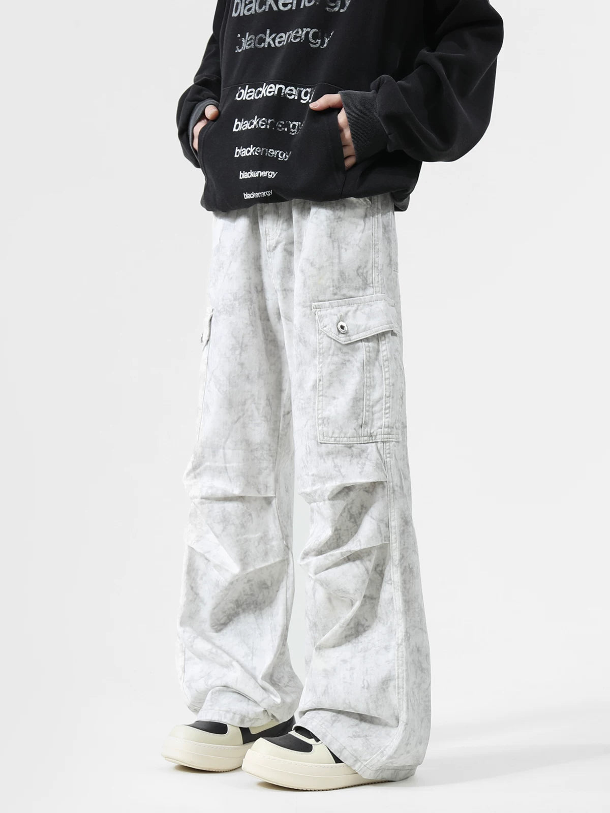 Frost Wash Slouch Cargo Pants