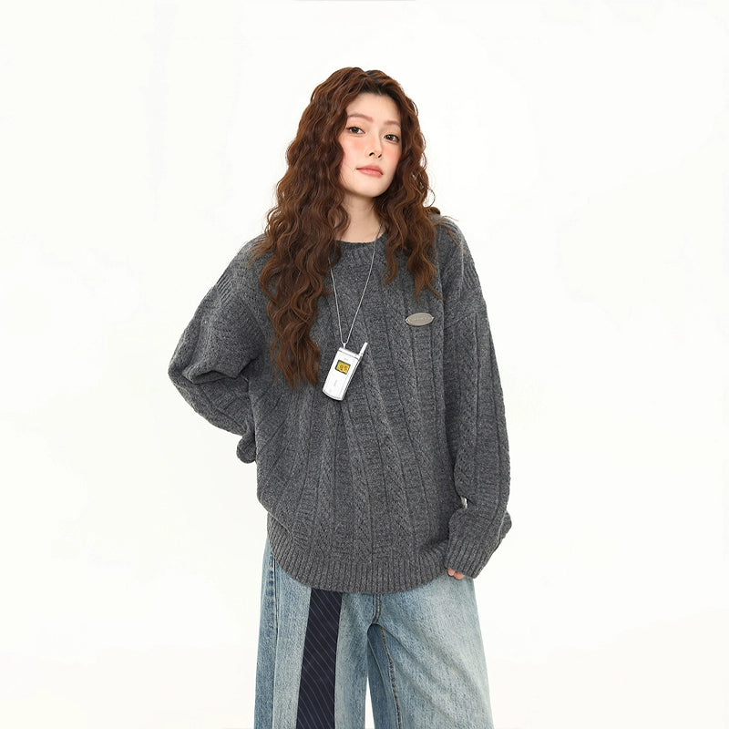 Oversized Cable Cozy Knit Sweater